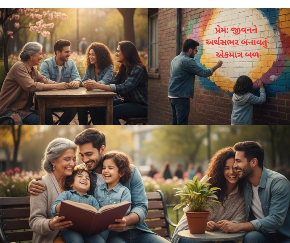 પ્રેમ જીવનને અર્થપૂર્ણ બનાવે છે.