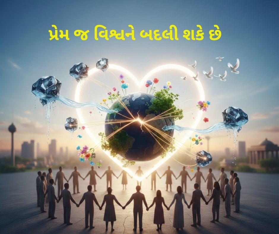 પ્રેમ જ વિશ્વને બદલી શકે છે
